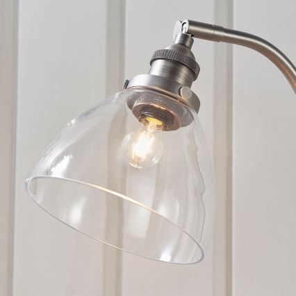 Endon 91740 - Galda lampa HANSEN 1xE14/40W/230V matēts hroms