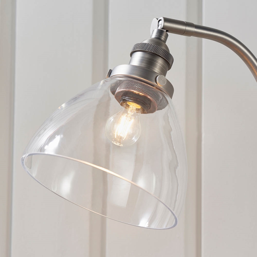 Endon 91740 - Galda lampa HANSEN 1xE14/40W/230V matēts hroms