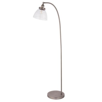 Endon 91741 - Grīdas lampa HANSEN 1xE27/40W/230V, matēts hroms