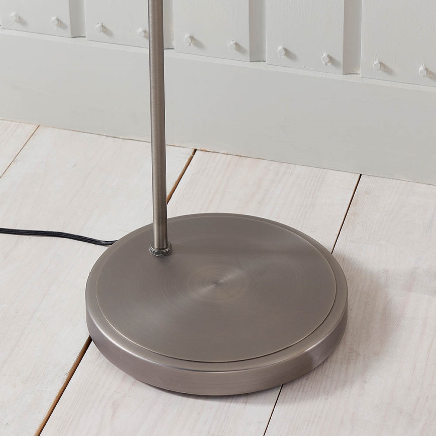 Endon 91741 - Grīdas lampa HANSEN 1xE27/40W/230V, matēts hroms