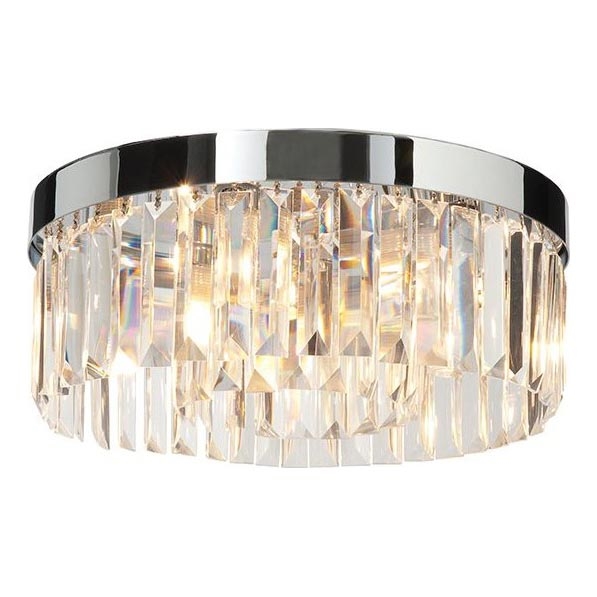 Endon 91811 - Vannas istabas griestu gaismeklis SHIMMER 5xG9/18W/230V IP44 spīdīgs hroms
