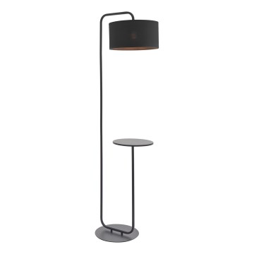 Endon 92301 - Grīdas lampa LANDIS 1xE27/10W/230V melna
