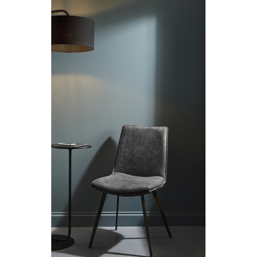 Endon 92301 - Grīdas lampa LANDIS 1xE27/10W/230V melna