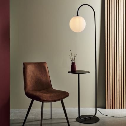 Endon 92424 - Grīdas lampa HALO 1xE14/7W/230V melna