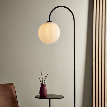 Endon 92424 - Grīdas lampa HALO 1xE14/7W/230V melna