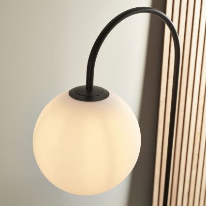 Endon 92424 - Grīdas lampa HALO 1xE14/7W/230V melna