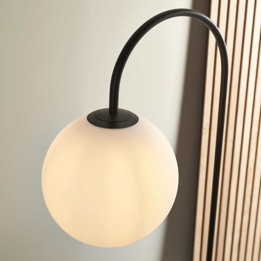 Endon 92424 - Grīdas lampa HALO 1xE14/7W/230V melna
