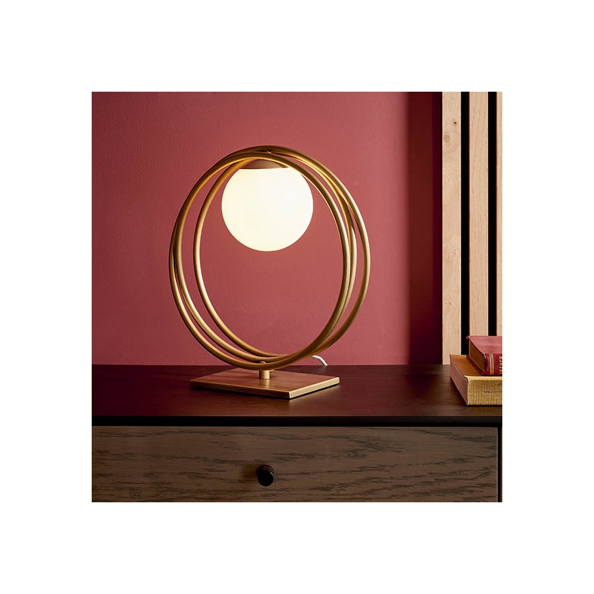Endon 92491 - Galda lampa EMILIO 1xG9/3W/230V zelta