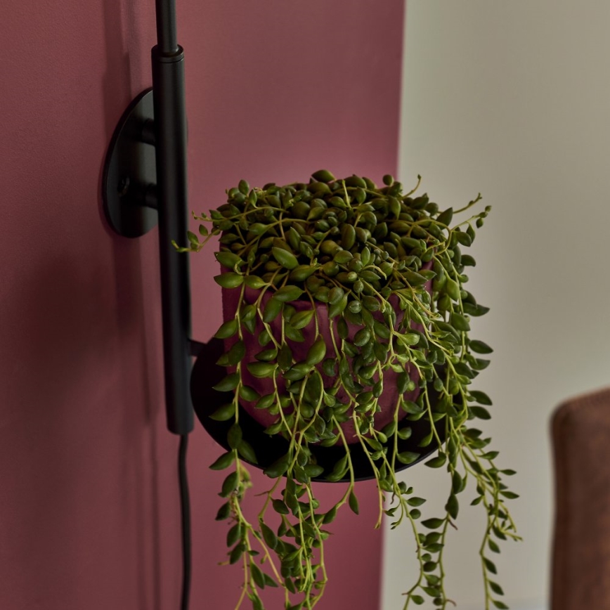 Endon 92726 - Sienas gaismeklis HALO 1xG9/3W/230V melna/balta