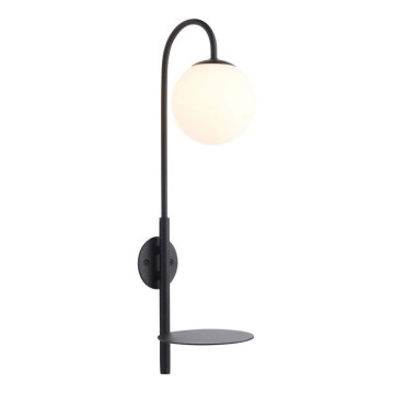 Endon 92726 - Sienas lampa HALO 1xG9/3W/230V melna