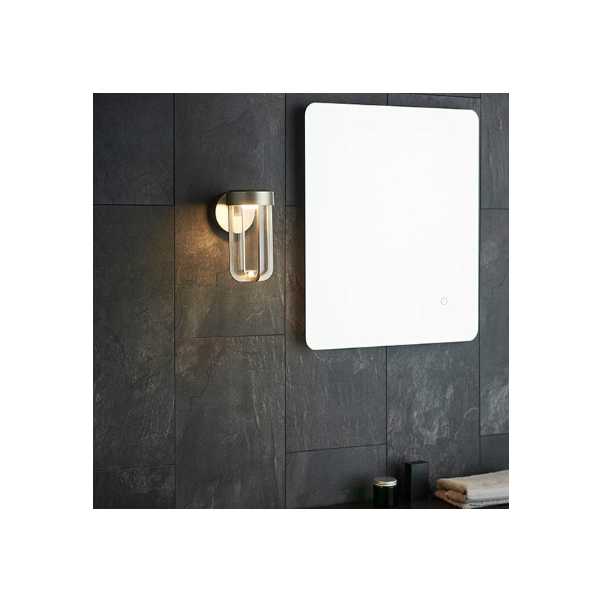 Endon 92782 - LED vannas istabas sienas gaismeklis LED/8W/230V IP44 2700K matēts hroms