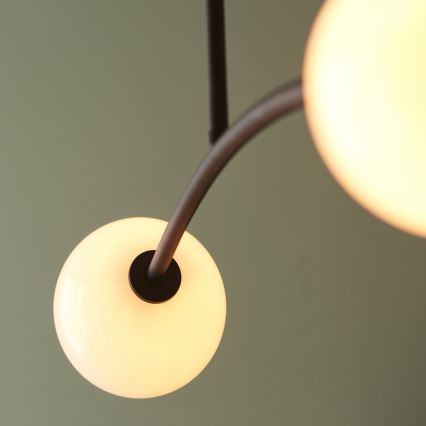 Endon 92940 - Lustra uz kāta BALANCE 4xG9/3W/230V melna/balta