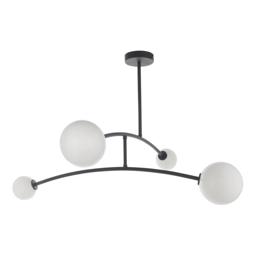Endon 92940 - Lustra uz stieņa BALANCE 4xG9/3W/230V melna