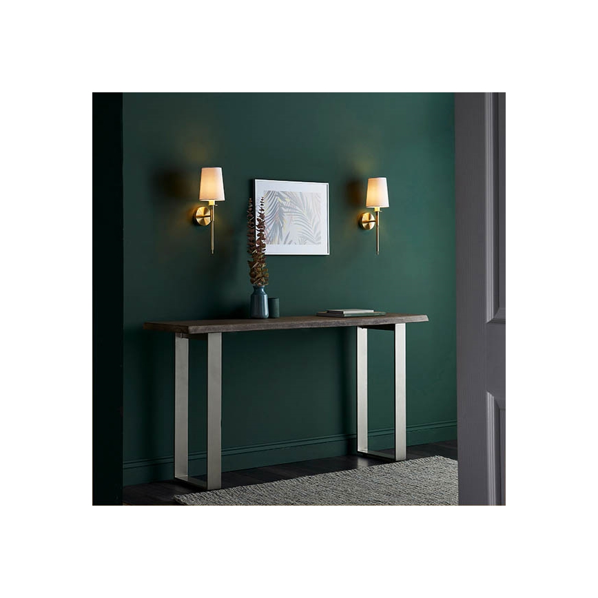 Endon 92955 - Sienas lampa 1xE14/6W/230V balta/zelta