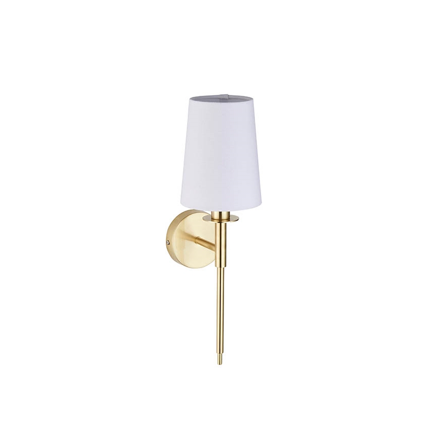 Endon 92955 - Sienas lampa 1xE14/6W/230V balta/zelta