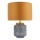 Endon 93067 - Galda lampa ZINNIA 1xE27/10W/230V zila/zeltaina