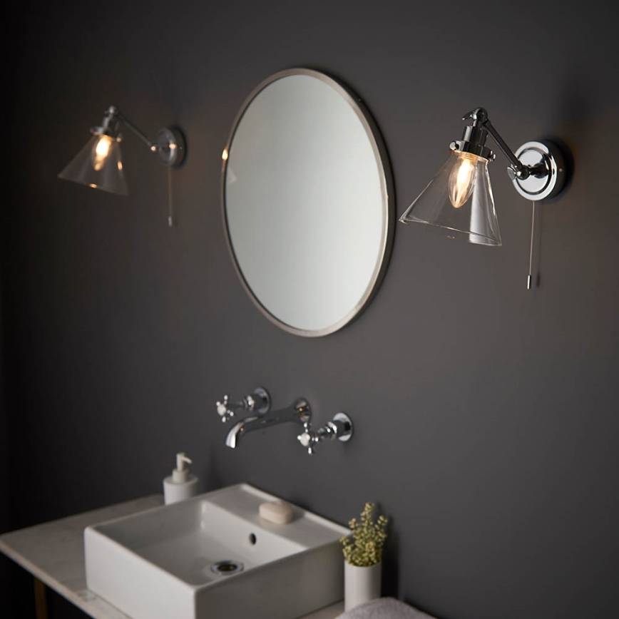 Endon 93853 - Vannas istabas sienas starmetis FARADAY 1xG9/3W/230V IP44 spīdīgi hromēts