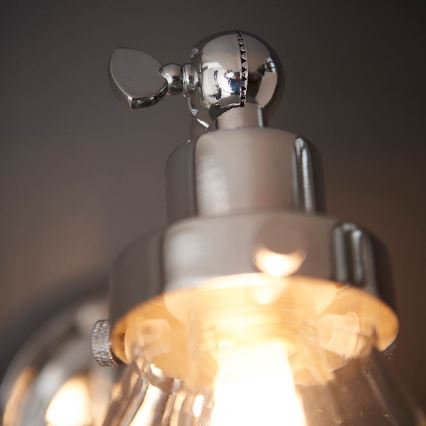 Endon 93853 - Vannas istabas sienas starmetis FARADAY 1xG9/3W/230V IP44 spīdīgi hromēts