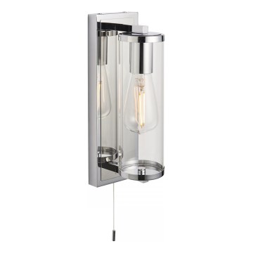 Endon 94074 - Vannas istabas sienas lampa TAYLOR 1xE27/10W/230V IP44 spīdīgi hromēts