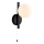 Endon 94081 - Vannas istabas sienas gaismeklis SPA 1xG9/3W/230V IP44 melns