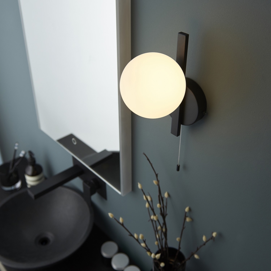 Endon 94081 - Vannas istabas sienas gaismeklis SPA 1xG9/3W/230V IP44 melns