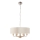 Endon 94357 - Lustra uz ķēdes HIGHCLERE 6xE14/40W/230V Ø 55 cm bēšs/matēts hroms