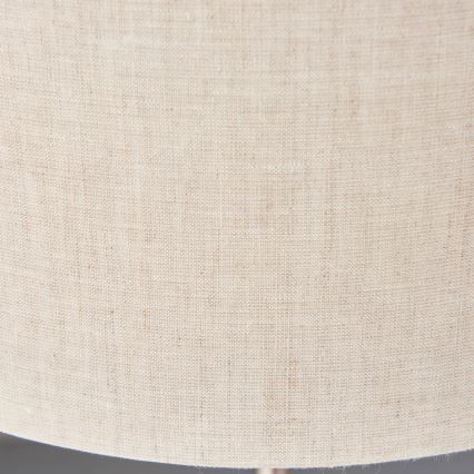 Endon 94369 - Galda lampa HIGHCLERE 3xE14/18W/230V bēša/matēts hroms