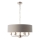 Endon 94373 - Lustra ar ķēdi HIGHCLERE 6xE14/40W/230V pelēka/spīdīgi hromēts