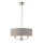 Endon 94377 - Lustra ar ķēdi HIGHCLERE 3xE14/40W/230V pelēka/spīdīgi hromēts