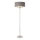 Endon 94378 - Grīdas stāvlampa HIGHCLERE 1xE14/40W/230V pelēka/spīdīgi hromēts