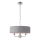 Endon 94394 - Lustra ar ķēdi HIGHCLERE 3xE14/40W/230V tumši pelēka/spīdīgi hromēts