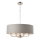 Endon 94415 - Lustra ar ķēdi HIGHCLERE 8xE14/40W/230V pelēka/spīdīgi hromēts d. 70 cm
