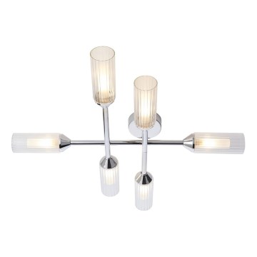 Endon 95045 - Vannas istabas virsapmetuma lustra NATORI 6xG9/3W/230V IP44 spīdīgi hromēts