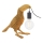 Endon 95077 - Galda lampa TOCO TOUCAN 1xE27/10W/230V zelta
