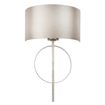 Endon 95214 - Sienas lampa 1xE27/10W/230V pelēka