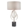 Endon 95217 - Galda lampa 1xE27/10W/230V pelēka/melna