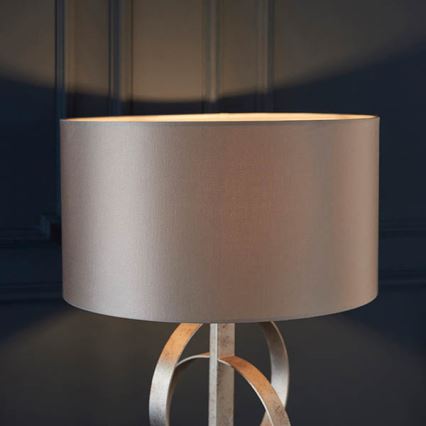 Endon 95217 - Galda lampa 1xE27/10W/230V pelēka/melna