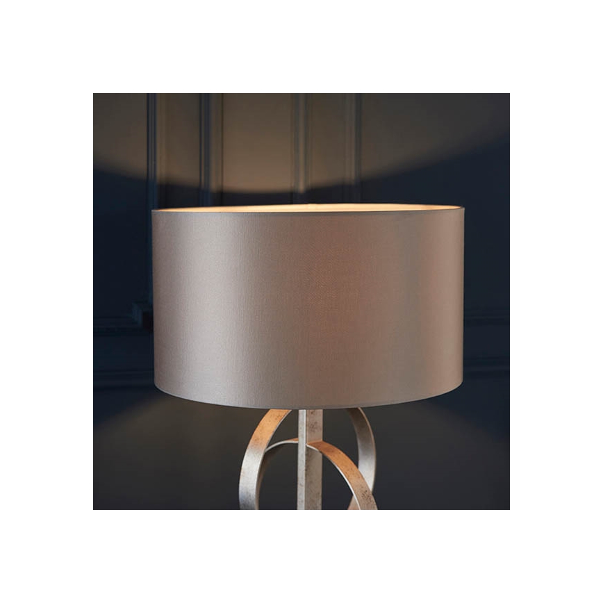 Endon 95217 - Galda lampa 1xE27/10W/230V pelēka/melna