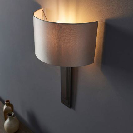 Endon 95271 - Sienas lampa CARLTON 1xE27/10W/230V bronza