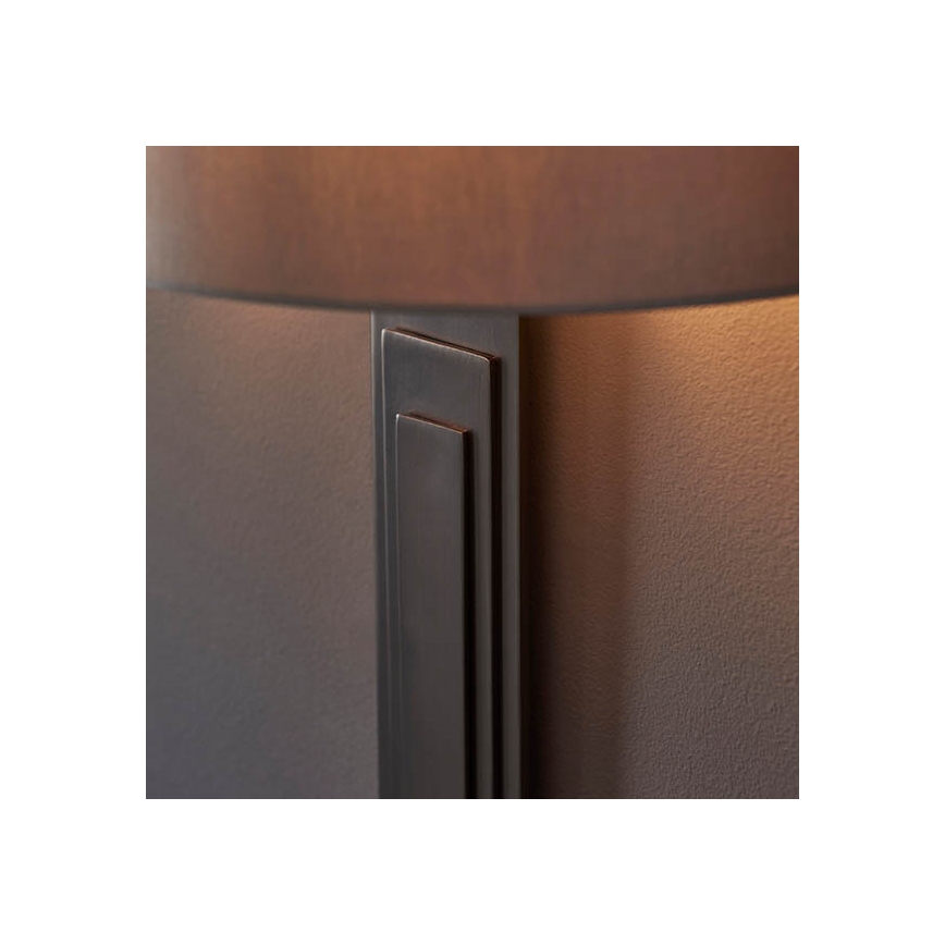 Endon 95271 - Sienas lampa CARLTON 1xE27/10W/230V bronza