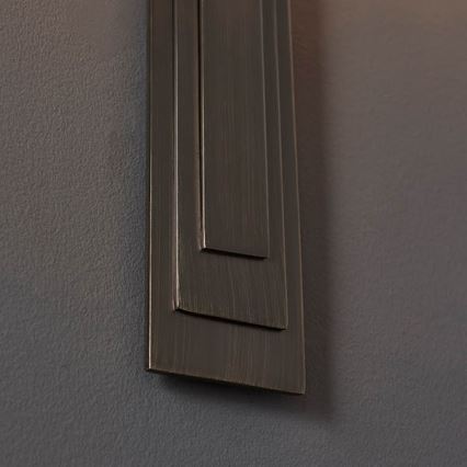Endon 95271 - Sienas lampa CARLTON 1xE27/10W/230V bronza