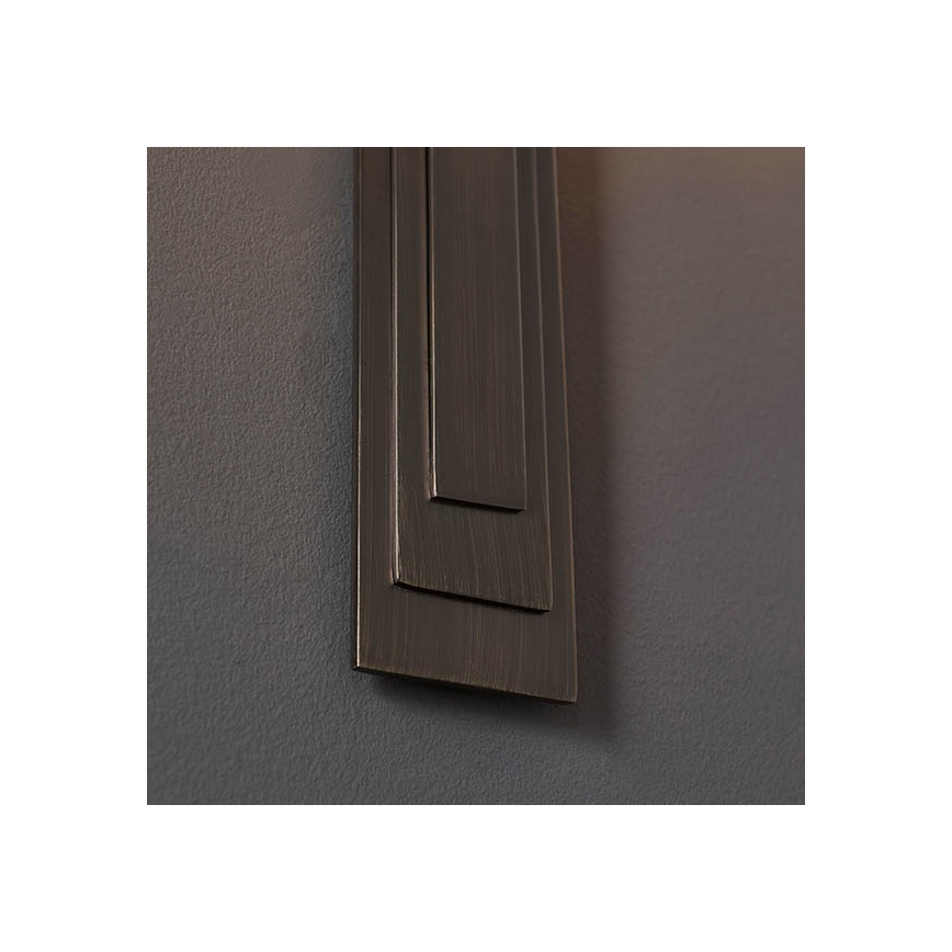 Endon 95271 - Sienas lampa CARLTON 1xE27/10W/230V bronza