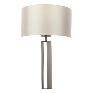 Endon 95449 - Sienas lampa 1xE27/10W/230V bēša/matēts hroms