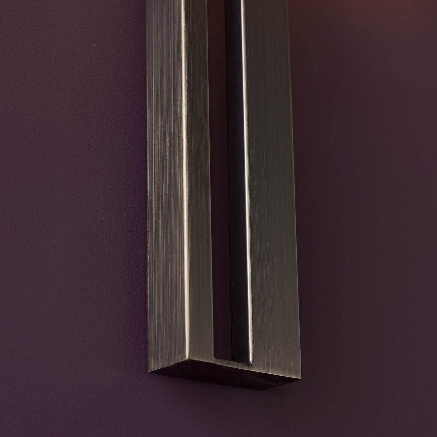 Endon 95449 - Sienas lampa 1xE27/10W/230V bēša/matēts hroms