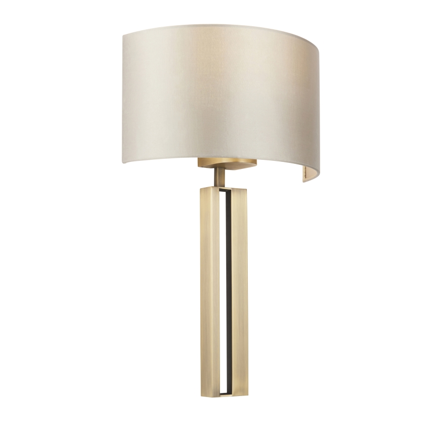 Endon 95452 - Sienas lampa 1xE27/10W/230V bēša/zelta
