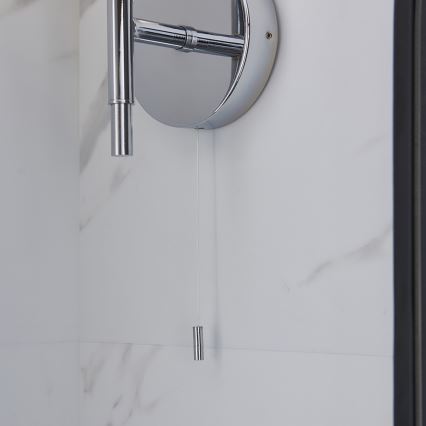 Endon 97171 - Vannas istabas sienas lampa NATORI 1xG9/3W/230V IP44 spīdīgi hromēts