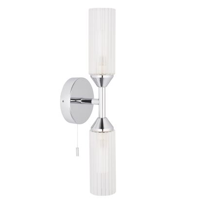 Endon 97172 - Vannas istabas sienas gaismeklis NATORI 2xG9/3W/230V IP44 spīdīgs hroms