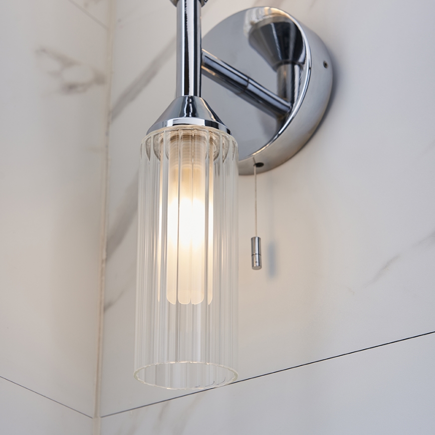 Endon 97172 - Vannas istabas sienas gaismeklis NATORI 2xG9/3W/230V IP44 spīdīgs hroms