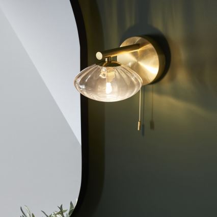Endon 97182 - Vannas istabas sienas lampa MOBIAS 1xG9/3W/230V IP44 misiņš