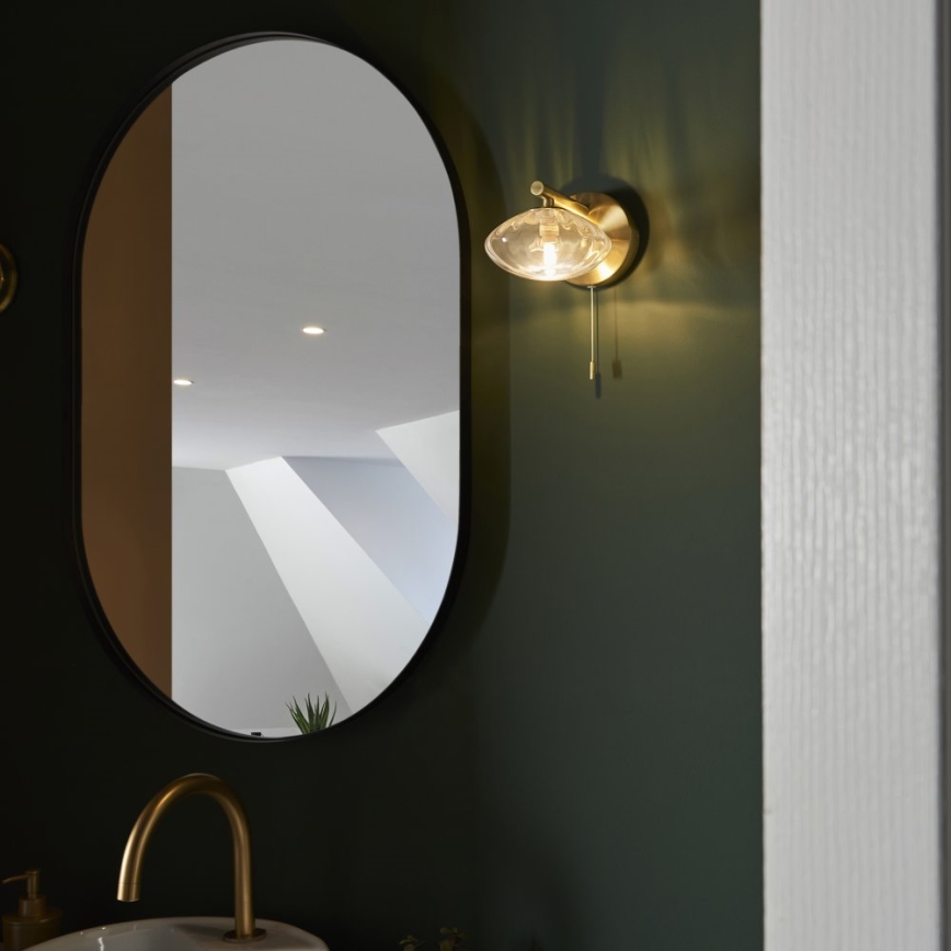 Endon 97182 - Vannas istabas sienas lampa MOBIAS 1xG9/3W/230V IP44 misiņš
